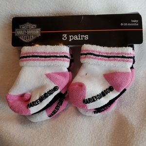 Harley Davidson Baby 6-12 months Socks